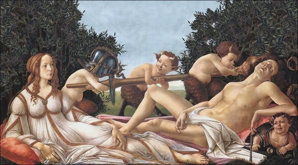 “Венера і Марс”, Сандро Боттічеллі