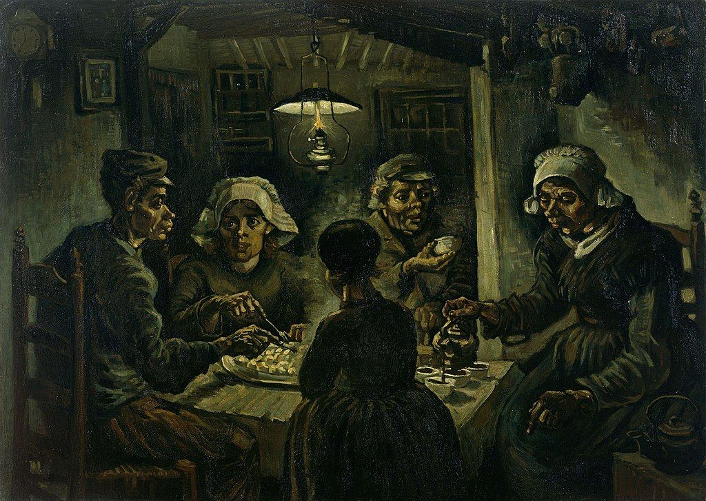 Вінсент Ван Гог «Їдці картоплі»

1885 рік, зберігається в Музеї ван Гога (Амстердам, Нідерланди)