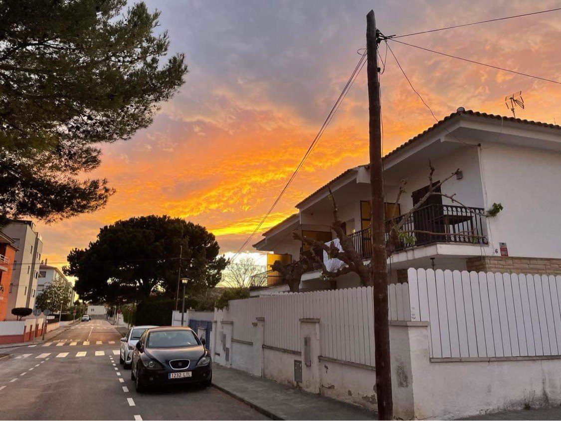Захід сонця в Іспанії