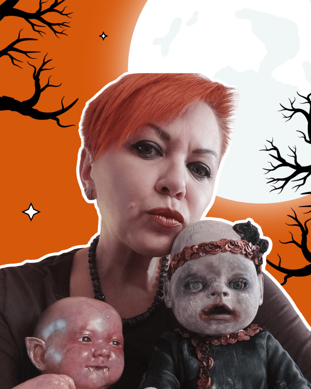 «Хочу зубастіка»: як майстриня Анжеліка Мінакова вечорами робить страшних ляльок
