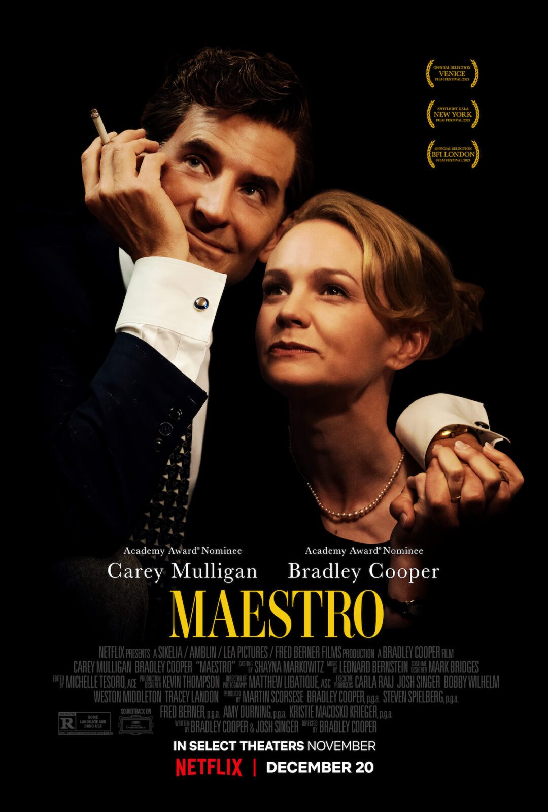 Хрестовий похід Бредлі Купера за Оскарами: огляд музичної драми «Маестро» від Netflix