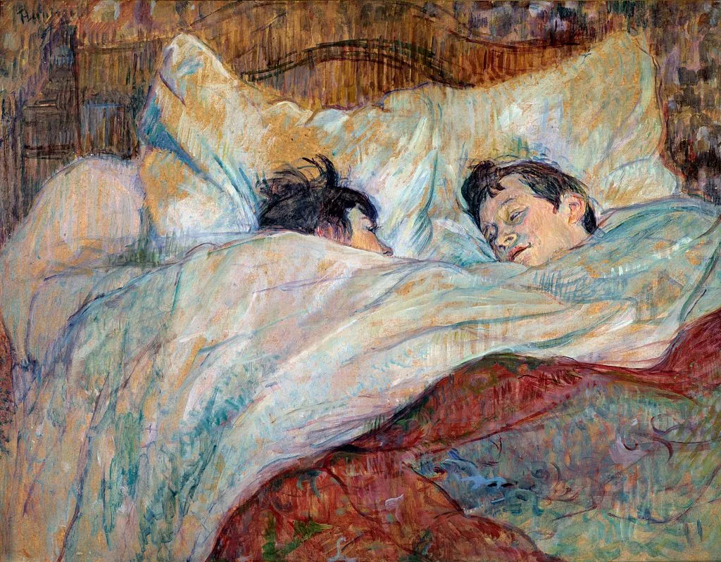 Картина Анрі-Тулуза Лотрека з оголеними людьми в ліжку
