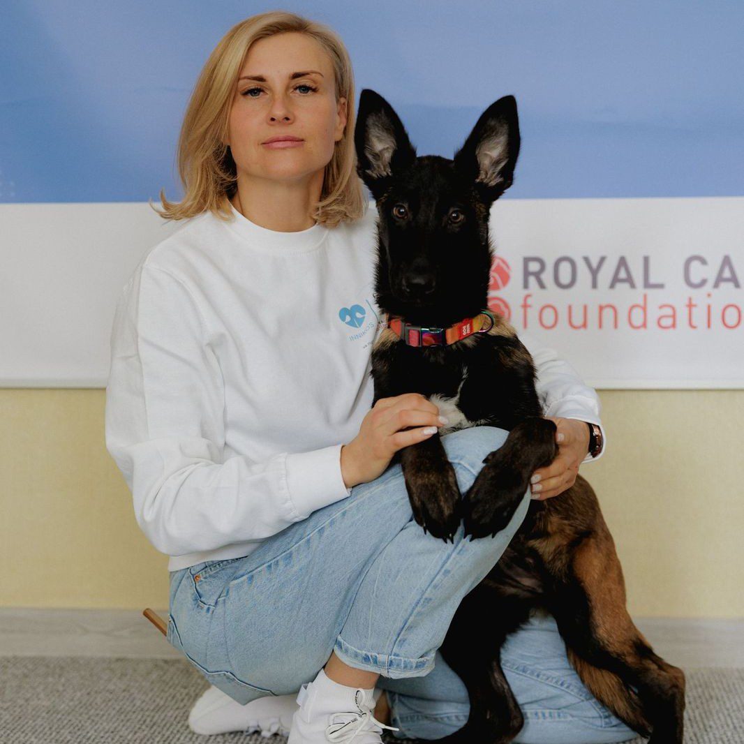 Марина Прокопенко, кінологиня, Innikos, жінка, блондинка, собака, жінка з собакою, woman with dog