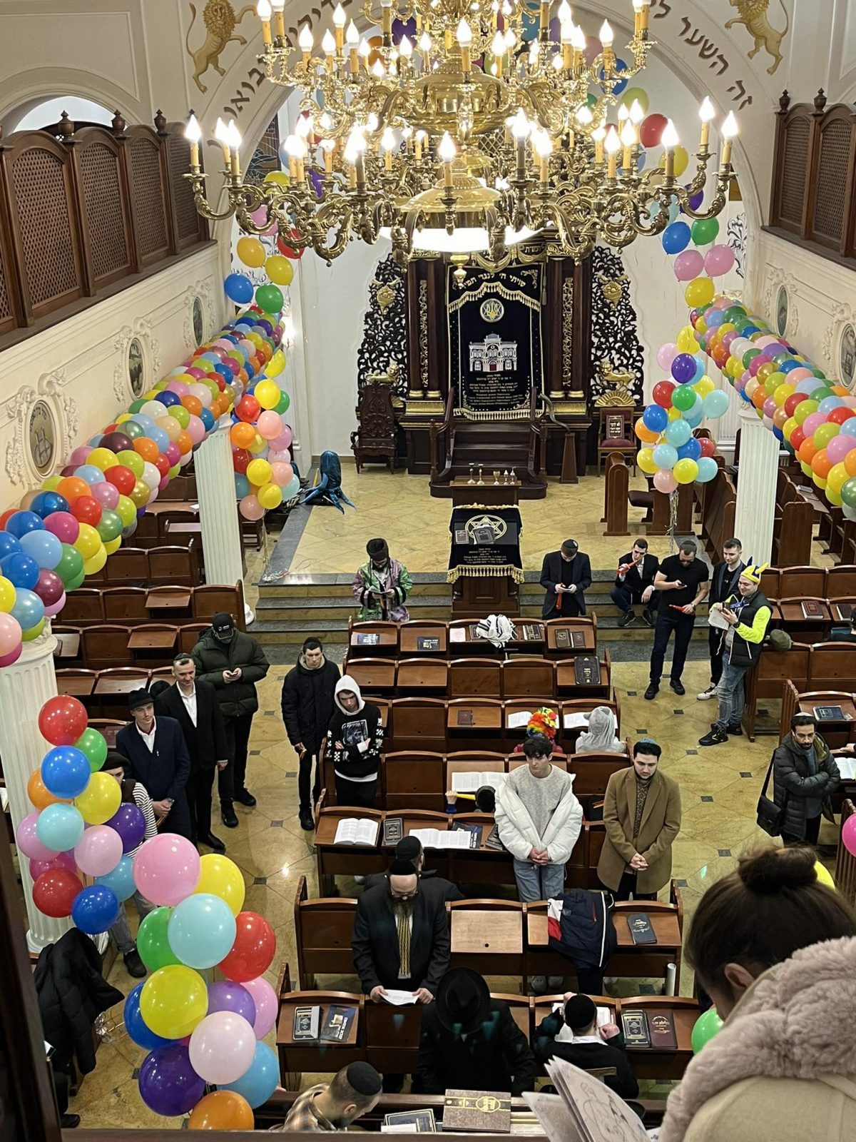 Святкування Пуріму в Подільській синагозі